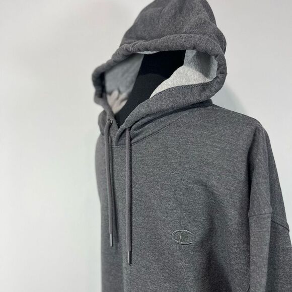 Champion Powerblend Pullover Grey Hoodie Size Large Men’s - Picture 2 of 14